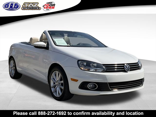 Candy White 2014 Volkswagen Eos Komfort SULEV Convertible Front-Wheel Drive 6-Speed Dual Clutch