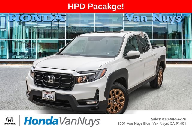 White 2023 Honda Ridgeline Pickup Truck All-Wheel Drive 9-Speed Automatic