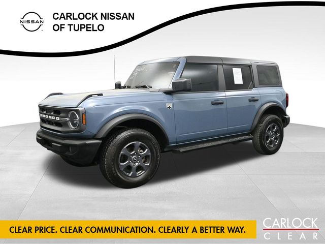 Blue (Azure Gray Metallic) 2024 Ford Bronco Big Bend 4-Door 4WD SUV / Crossover Four-Wheel Drive Automatic