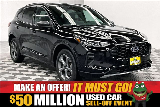 Agate Black Metallic 2024 Ford Escape SUV / Crossover All-Wheel Drive 8-Speed Automatic