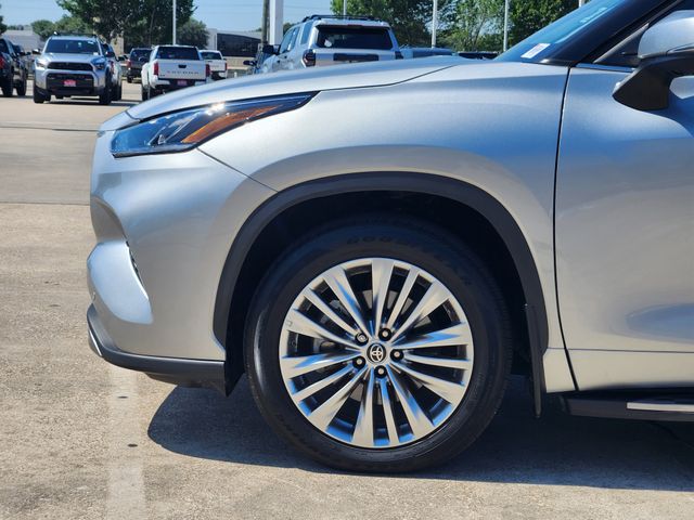 2025 Toyota Highlander Platinum Silver at Don McGill Toyota