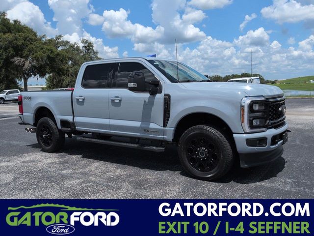 Glacier Gray Metallic Tri-Coat 2025 Ford F-250 Super Duty Pickup Truck Four-Wheel Drive Automatic