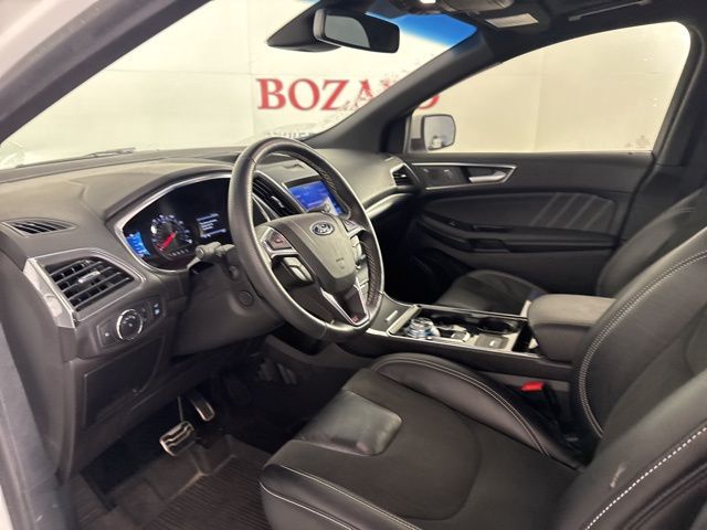 2020 Star White Metallic Tri-Coat Ford Edge ST AWD SUV