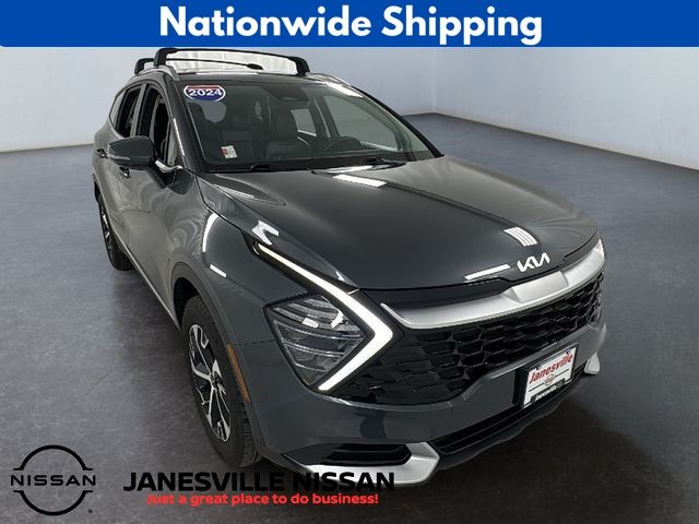 Gravity Gray 2024 Kia Sportage EX AWD SUV / Crossover All-Wheel Drive 8-Speed Automatic