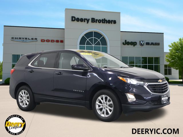 Midnight Blue Metallic 2020 Chevrolet Equinox SUV / Crossover Four-Wheel Drive 6-Speed Automatic Overdrive