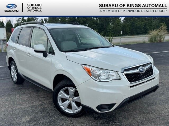 Satin White Pearl 2015 Subaru Forester SUV / Crossover All-Wheel Drive Continuously Variable Transmission