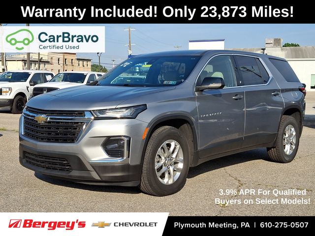Sterling Gray Metallic 2023 Chevrolet Traverse SUV / Crossover Four-Wheel Drive 9-Speed Automatic