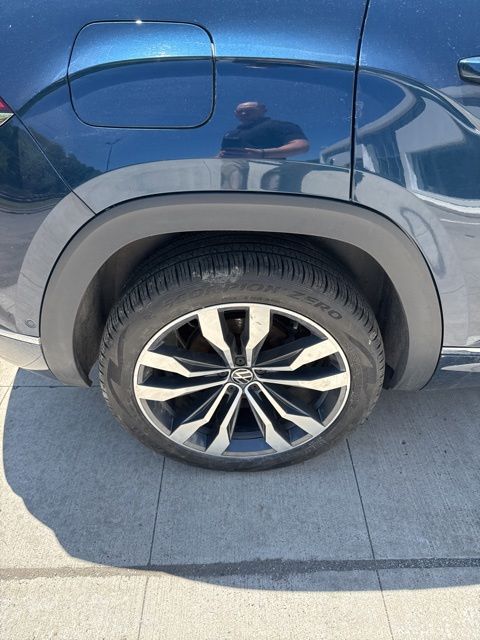 2023 Volkswagen Atlas Cross Sport 3.6L V6 SEL Premium R-Line Blue at Sutliff Volkswagen