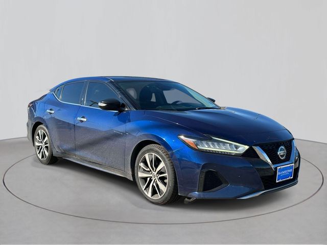Deep Blue Pearl 2020 Nissan Maxima SV FWD Sedan Front-Wheel Drive Continuously Variable Transmission