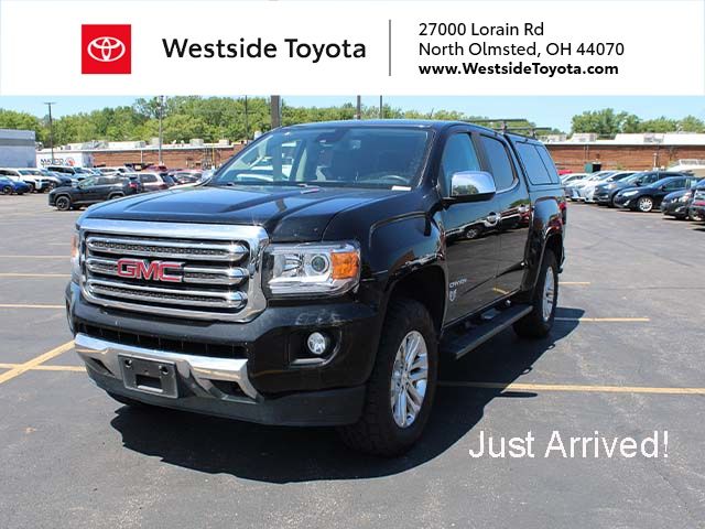 Onyx Black 2016 GMC Canyon SLT Crew Cab 4WD Pickup Truck Four-Wheel Drive 6-Speed Automatic
