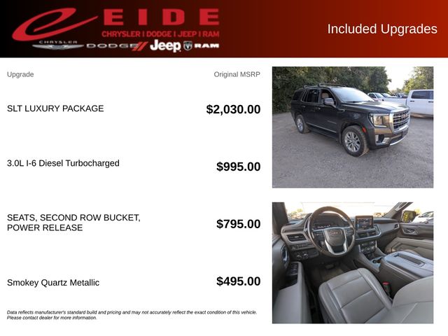 2021 Quartz Metallic GMC Yukon SLT 4X4 SUV
