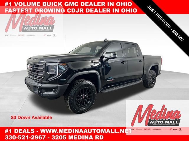 Onyx Black 2023 GMC Sierra 1500 AT4X Crew Cab 4WD Pickup Truck Four-Wheel Drive Automatic