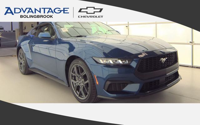 Blue Metallic 2024 Ford Mustang Coupe Rear-Wheel Drive Automatic