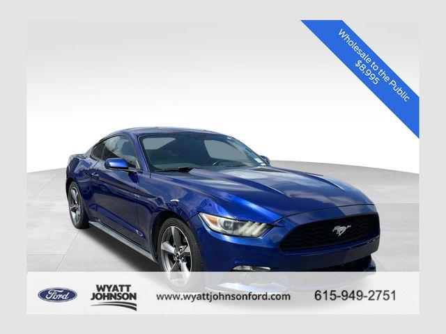 Blue Metallic 2016 Ford Mustang V6 Coupe RWD Coupe Rear-Wheel Drive 6-Speed Automatic