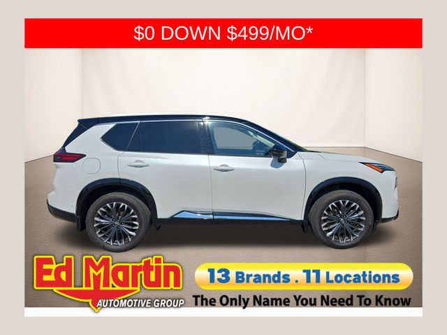 White Pearl 2025 Nissan Rogue SUV / Crossover All-Wheel Drive Continuously Variable Transmission