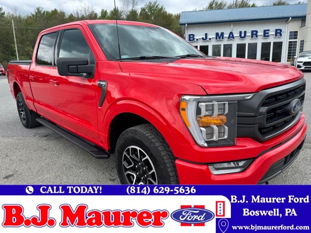 Race Red 2023 Ford F-150 Pickup Truck Four-Wheel Drive Automatic