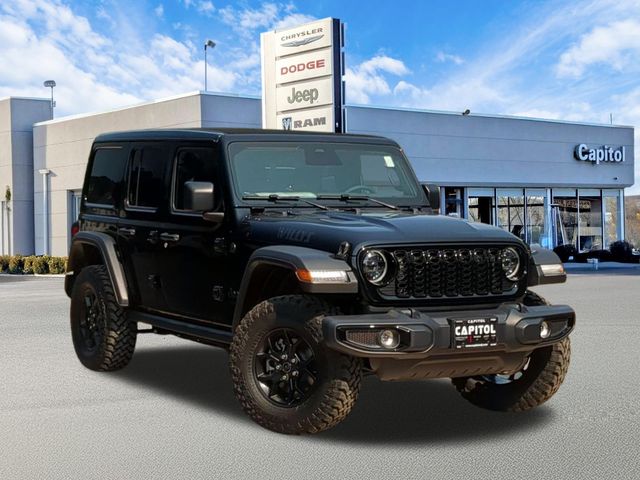 Black Clearcoat 2026 Jeep Wrangler SUV / Crossover Four-Wheel Drive 8-Speed Automatic