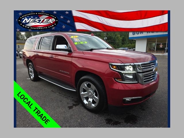 Crystal Red Tintcoat 2015 Chevrolet Suburban SUV / Crossover Four-Wheel Drive 6-Speed Automatic Overdrive