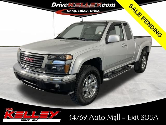 Pure Silver Metallic 2012 GMC Canyon Pickup Truck Four-Wheel Drive 4-Speed Automatic Overdrive
