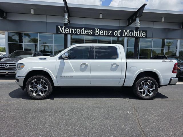Ivory White Tri-Coat Pearlcoat 2019 RAM 1500 Pickup Truck Four-Wheel Drive 8-Speed Automatic