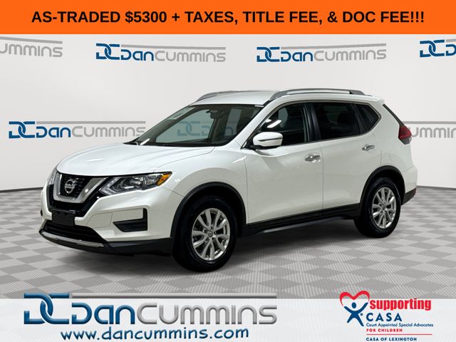 Glacier White 2017 Nissan Rogue SUV / Crossover Front-Wheel Drive Continuously Variable Transmission