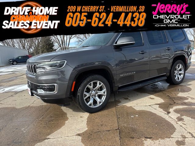 Baltic Gray Metallic Clearcoat 2022 Jeep Wagoneer Series II 4WD SUV / Crossover Four-Wheel Drive 8-Speed Automatic