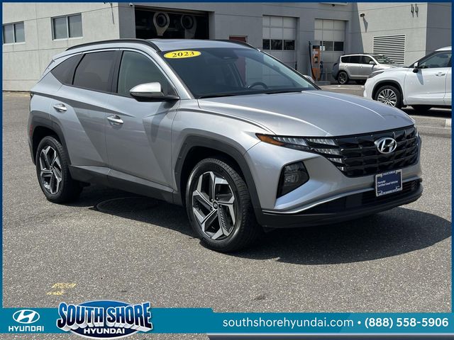Shimmering Silver 2023 Hyundai Tucson SUV / Crossover All-Wheel Drive 8-Speed Automatic