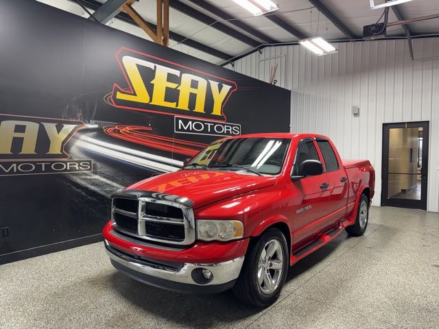 Red 2003 Dodge RAM 1500 SLT Quad Cab RWD Pickup Truck Rear-Wheel Drive 5-Speed Automatic