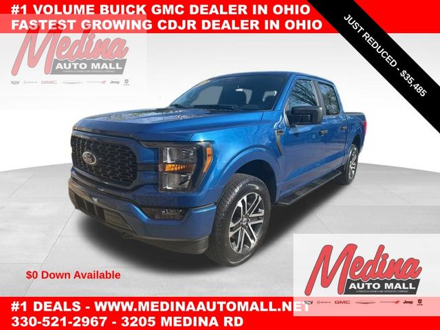 Atlas Blue Metallic 2023 Ford F-150 Pickup Truck Four-Wheel Drive Automatic