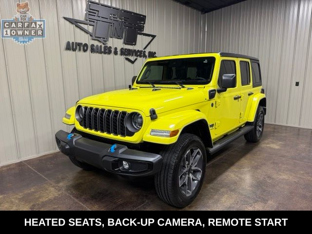 High Velocity Clearcoat 2024 Jeep Wrangler 4xe SUV / Crossover Four-Wheel Drive 8-Speed Automatic