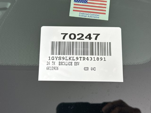 New 2026 Cadillac Escalade ESV SUV