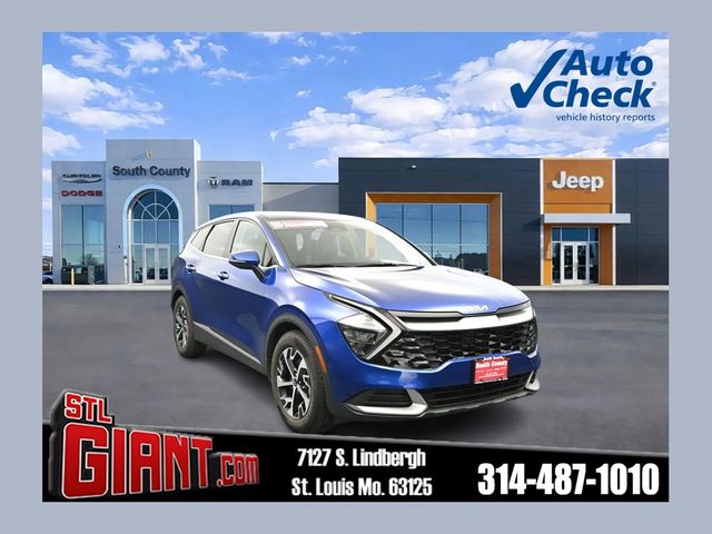 Sapphire Blue 2023 Kia Sportage SUV / Crossover Front-Wheel Drive 8-Speed Automatic
