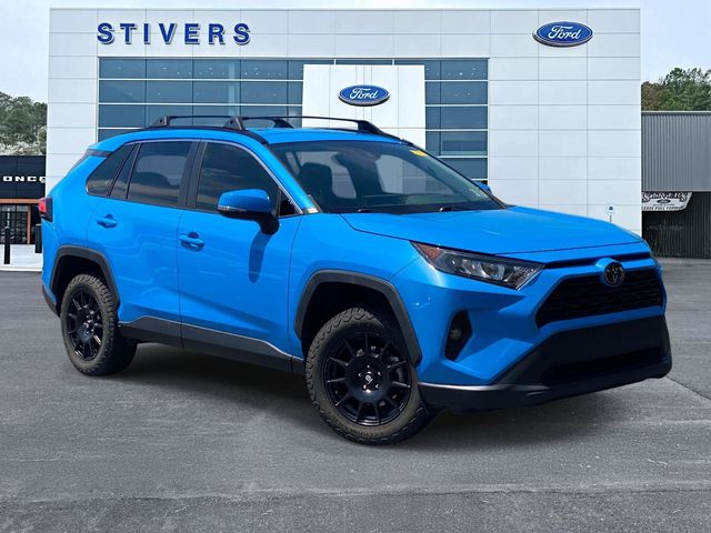 Blue Flame 2021 Toyota RAV4 SUV / Crossover Front-Wheel Drive 8-Speed Automatic
