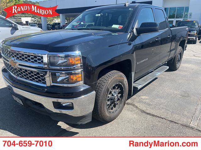 Black 2015 Chevrolet Silverado 1500 LT Double Cab 4WD Pickup Truck Four-Wheel Drive 6-Speed Automatic Overdrive