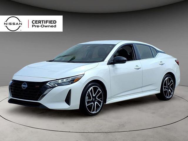 Aspen White Tricoat 2025 Nissan Sentra SR FWD Sedan Front-Wheel Drive Continuously Variable Transmission