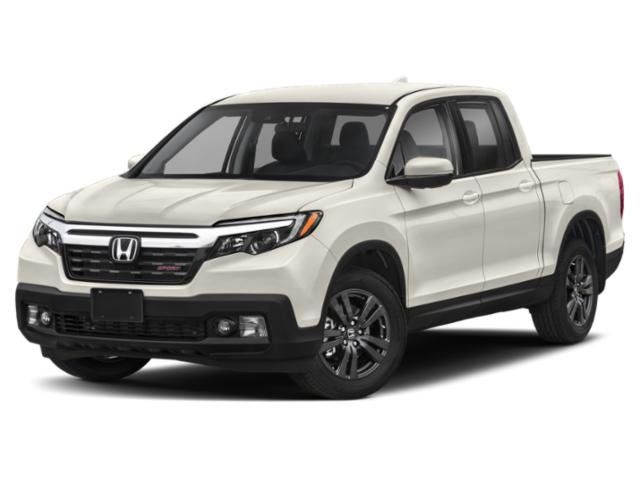 White 2020 Honda Ridgeline Sport AWD Pickup Truck All-Wheel Drive 9-Speed Automatic