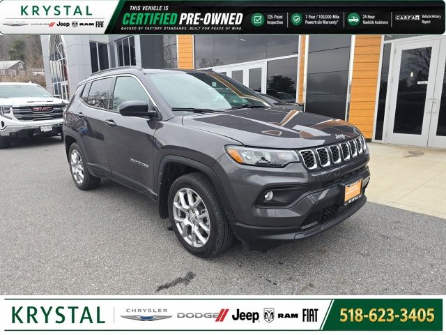 Baltic Gray Metallic Clearcoat 2024 Jeep Compass SUV / Crossover Four-Wheel Drive 8-Speed Automatic