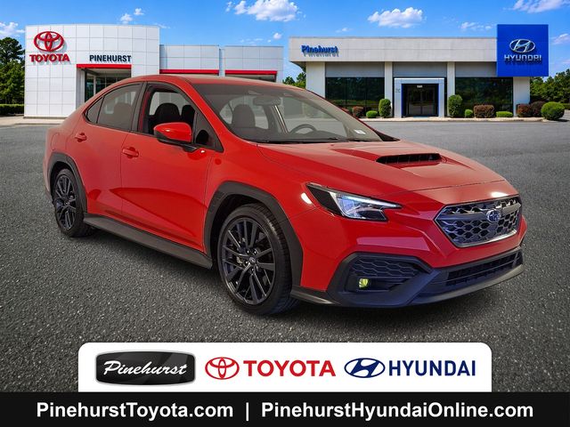 Red 2024 Subaru WRX Premium AWD Sedan All-Wheel Drive 6-Speed Manual