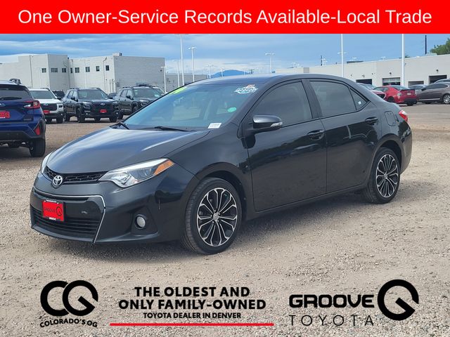 Black Sand Mica 2014 Toyota Corolla Sedan Front-Wheel Drive 4-Speed Automatic