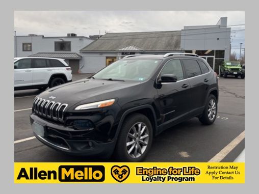 Diamond Black Crystal Pearlcoat 2018 Jeep Cherokee Limited 4WD SUV / Crossover Four-Wheel Drive 9-Speed Automatic