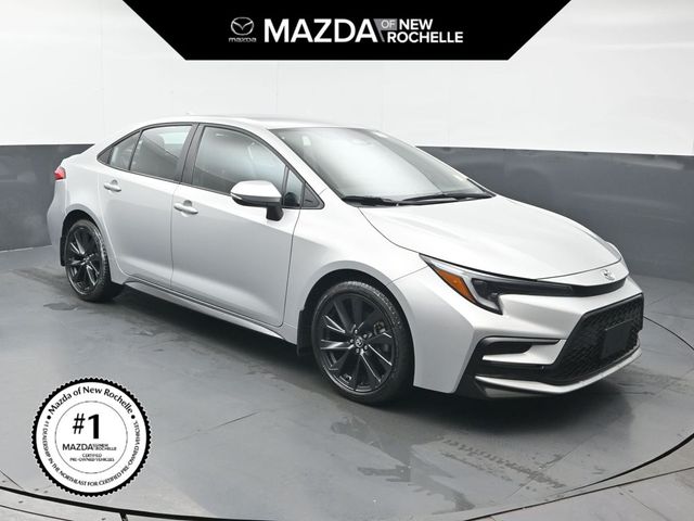 Classic Silver Metallic 2024 Toyota Corolla SE FWD Sedan Front-Wheel Drive Continuously Variable Transmission