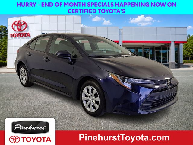 Blue 2025 Toyota Corolla Sedan Front-Wheel Drive Continuously Variable Transmission