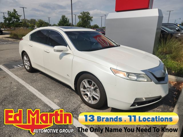 Diamond White 2010 Acura TL Sedan Front-Wheel Drive 5-Speed Automatic