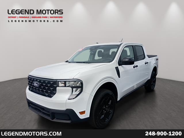 Oxford White 2025 Ford Maverick Pickup Truck All-Wheel Drive 8-Speed Automatic
