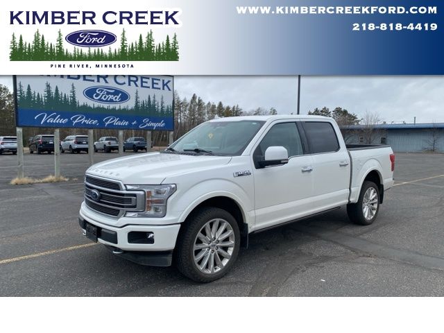 Star White Metallic Tri-Coat 2020 Ford F-150 Limited SuperCrew 4WD Pickup Truck Four-Wheel Drive Automatic