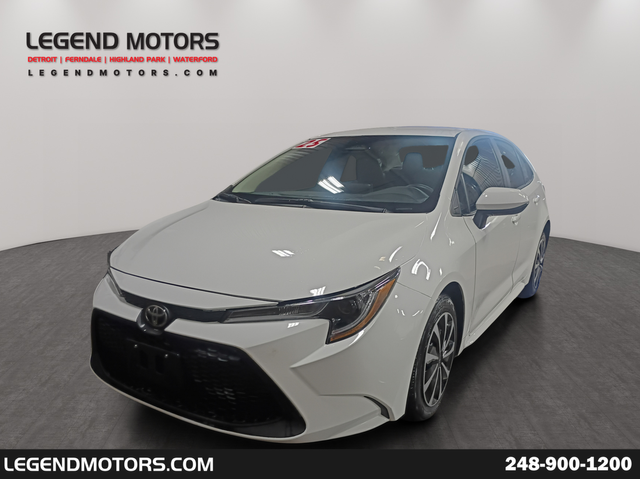 White 2025 Toyota Corolla LE FWD Sedan Front-Wheel Drive Continuously Variable Transmission