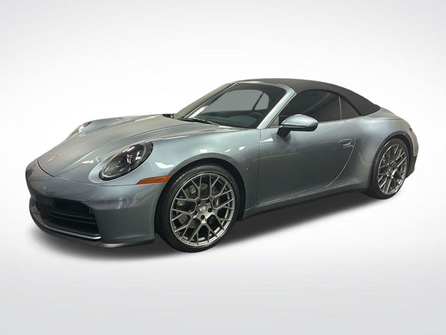 Gray (Vanadium Grey Metallic) 2026 Porsche 911 Carrera Cabriolet RWD Convertible Rear-Wheel Drive 8-Speed Automatic