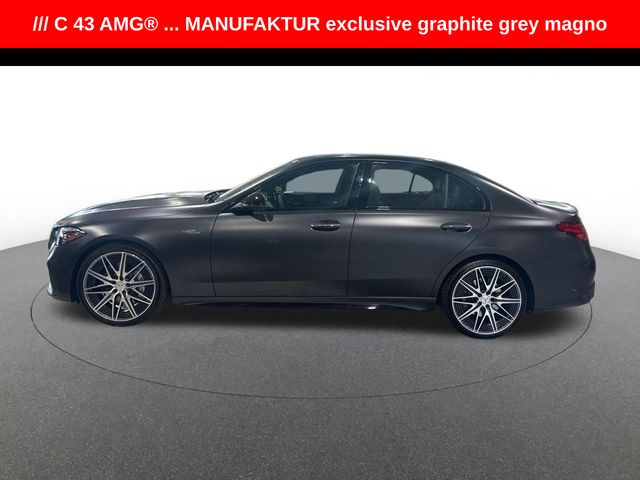 Gray 2026 Mercedes-Benz C-Class AMG C 43 4MATIC Sedan All-Wheel Drive 9-Speed Automatic