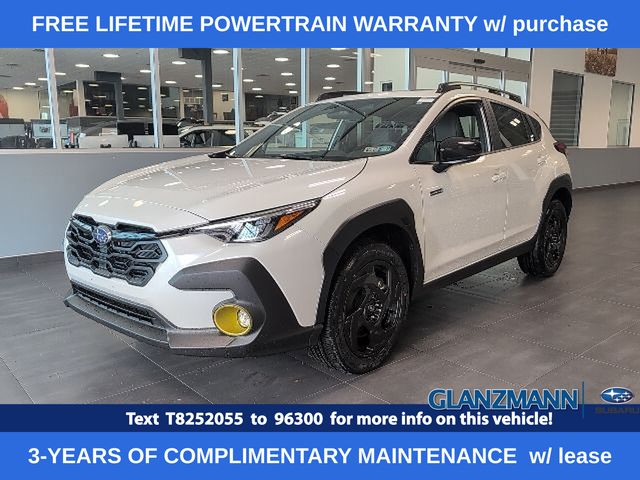 Crystal White Pearl 2026 Subaru Crosstrek Hybrid SUV / Crossover All-Wheel Drive Continuously Variable Transmission