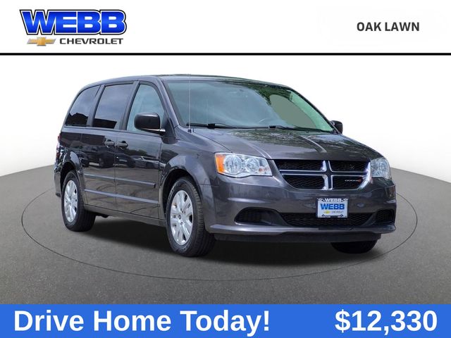 Gray (Granite Crystal Metallic Clearcoat) 2015 Dodge Grand Caravan American Value Package FWD Minivan Front-Wheel Drive 6-Speed Automatic